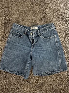 Hollister Women's Medium Blue Denim Cutoff Shorts